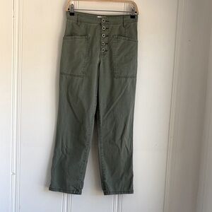 3/$15! Pistola Olive Green Cargo Ankle Pants